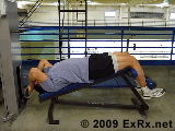 Lying Triceps Extension, Decline