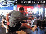 One Arm Seated Row, Twisting