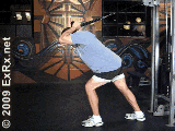 Cable Bent-over Triceps Extension, with rope attach Instructions Bent-over Triceps Extension, with rope attach