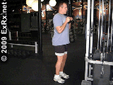 Cable Pushdown, with rope attachment Instructions Pushdown, with rope attachment