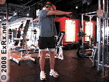 Standing Cross Row