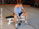 Dumbbell Concentration Curl Instructions Concentration Curl