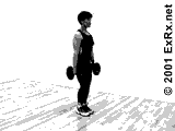 Dumbbell Lunge, Rear Lunge Instructions Lunge, Rear Lunge